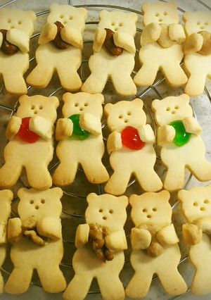 いろいろ抱っこ♡クマのクッキー⑤-レシピのメイン写真