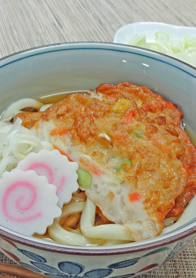 のせるだけ！簡単かき揚げ風うどん-レシピのメイン写真