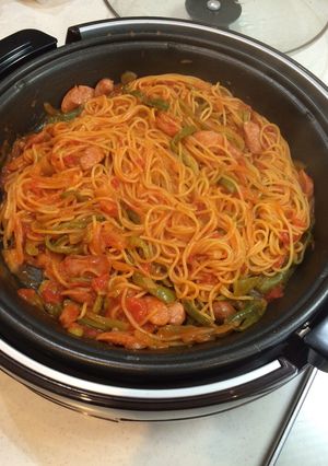 ホットプレートで簡単コク旨トマトパスタ☆-レシピのメイン写真