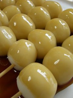 スウィーツおせち5☆エビチリみたらし団子 by nyuppy 【クックパッド