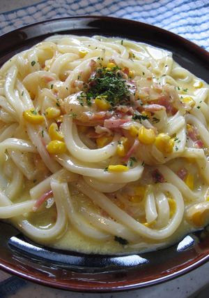 カルボ☆なうどん-レシピのメイン写真