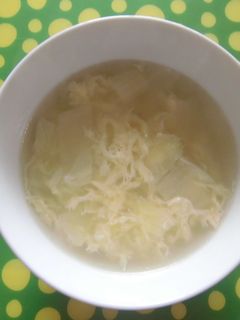 シャンタンで卵スープ-レシピのメイン写真