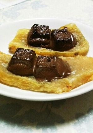 干し芋の焼きチョコのせ♪-レシピのメイン写真