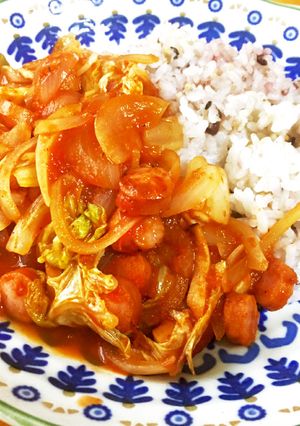 ヘルシー＊白菜のハヤシライス風-レシピのメイン写真