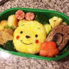 รูปของ キャラ弁 くまのプーさん