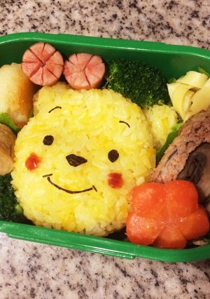 キャラ弁 くまのプーさん-レシピのメイン写真