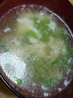 卵かけご飯の残った卵白でスープ-レシピのメイン写真