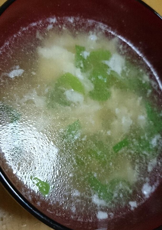 卵かけご飯の残った卵白でスープ-レシピのメイン写真