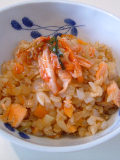 鮭入りピリ辛炒飯-レシピのメイン写真
