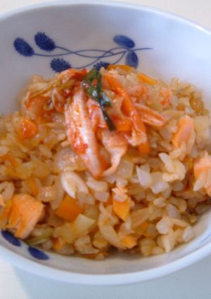 鮭入りピリ辛炒飯-レシピのメイン写真