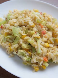 冷蔵庫整理がてらのチャーハン-レシピのメイン写真