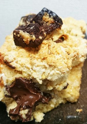簡単アルファベットチョコでおからケーキ風-レシピのメイン写真