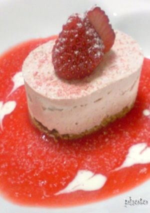 ストロベリーチョコレアチーズケーキ♪-レシピのメイン写真