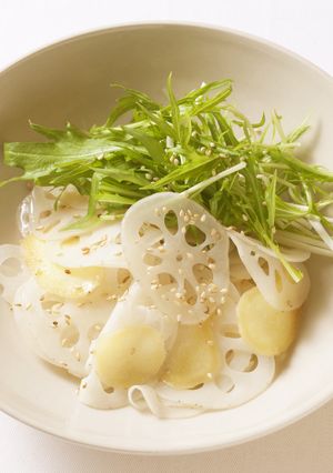 【浜内先生考案】れんこんの甘酢サラダ-レシピのメイン写真
