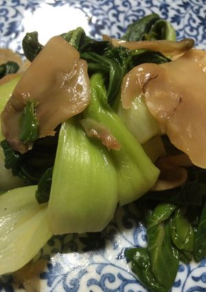 青梗菜とザーサイのオイスター炒め-レシピのメイン写真