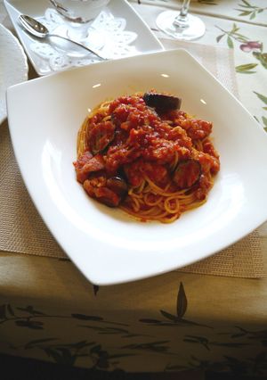トマトソースパスタ-レシピのメイン写真