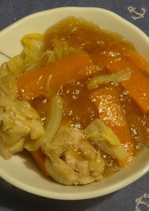 お水不要！鶏肉と白菜のあっさり煮-レシピのメイン写真