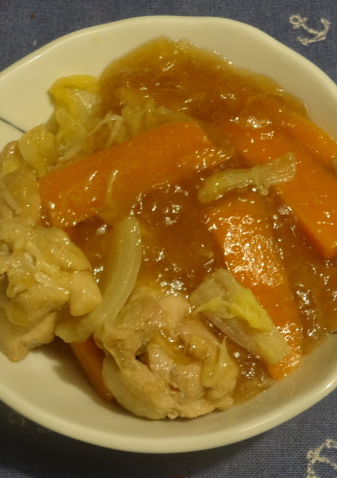 お水不要！鶏肉と白菜のあっさり煮-レシピのメイン写真