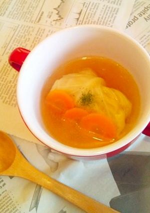 とろとろロールキャベツコンソメ仕立て-レシピのメイン写真
