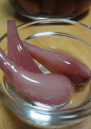 ラッキョウ嫌いが治った赤ワインラッキョウ-レシピのメイン写真