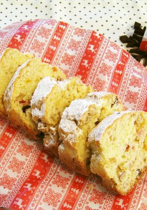 クリスマス♪ＨＭでシュトーレン風ケーキ-レシピのメイン写真