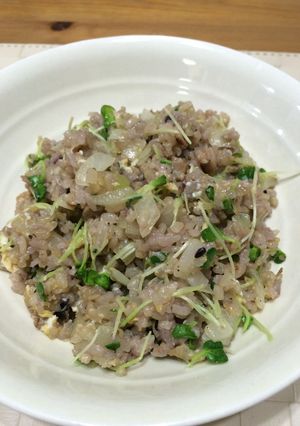 カイワレ大根でチャーハン-レシピのメイン写真