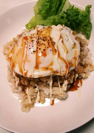 照り焼きハンバーグライス-レシピのメイン写真
