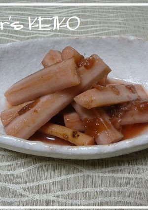 【農家のレシピ】ごぼうの梅煮-レシピのメイン写真
