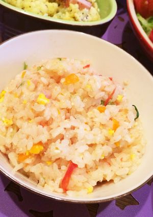 ☆トマト丸ごとドボン!炊飯器で簡単炒飯☆-レシピのメイン写真