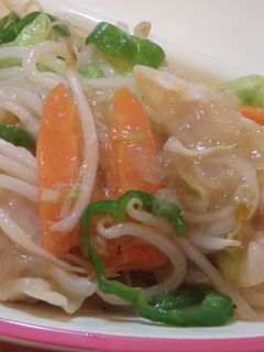 ボリューム満点!餃子の野菜あんかけ-レシピのメイン写真