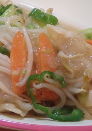 ボリューム満点！餃子の野菜あんかけ-レシピのメイン写真