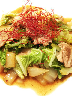 簡単☆やみつき♪豚と白菜のオイ酢ター炒め-レシピのメイン写真