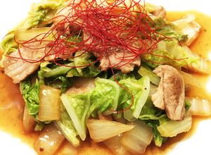 簡単☆やみつき♪豚と白菜のオイ酢ター炒め-レシピのメイン写真