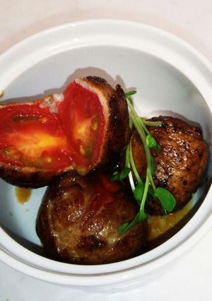 材料２種☆ミニトマトでボリュームおかず-レシピのメイン写真