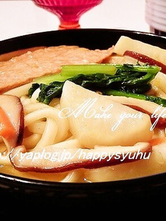 かぶとしいたけ☆カレーうどん-レシピのメイン写真