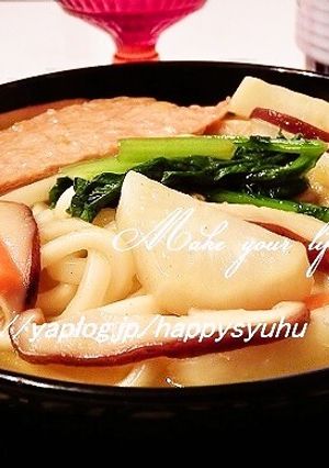 かぶとしいたけ☆カレーうどん-レシピのメイン写真