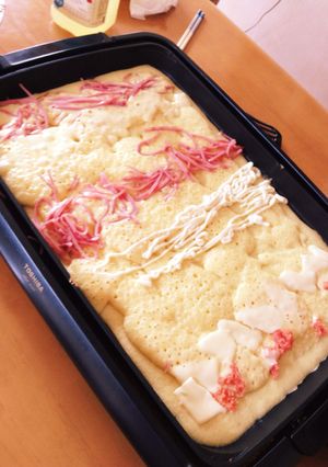 大胆に！ホットプレートでカリカリ大判焼き-レシピのメイン写真