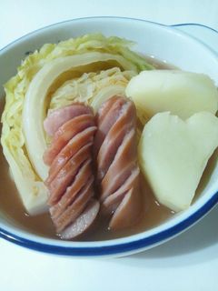 まるごとキャベツのケチャップポトフ-レシピのメイン写真