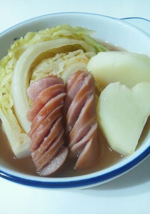 まるごとキャベツのケチャップポトフ-レシピのメイン写真