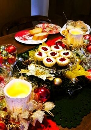 簡単チーズタルトでChristmas-レシピのメイン写真