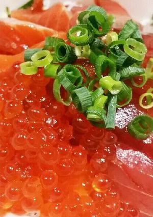 マグロ&サーモンの漬け❤海鮮丼♪-レシピのメイン写真