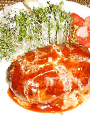 我が家の☺もっチ～ズハンバーグ☆-レシピのメイン写真