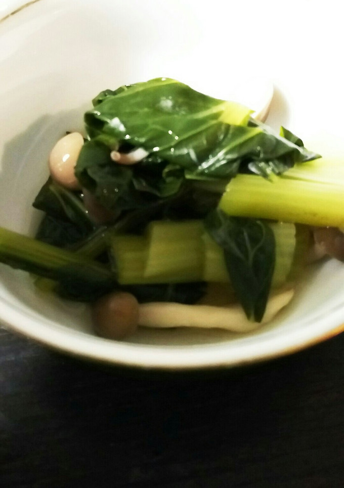 小松菜としめじの煮浸し-レシピのメイン写真