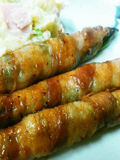 簡単☆アスパラとインゲンの肉巻き 豚バラ-レシピのメイン写真