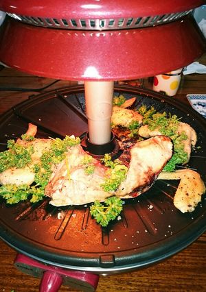 パセリが主役のホットプレート何でも塩焼き-レシピのメイン写真