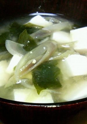 みょうがの味噌汁-レシピのメイン写真