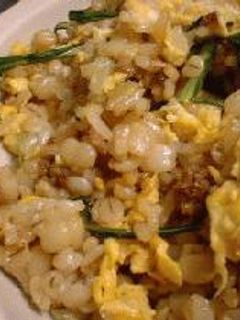 蓬蒿炒飯(菊菜の炒飯)-レシピのメイン写真