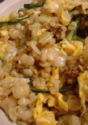 蓬蒿炒飯(菊菜の炒飯)-レシピのメイン写真