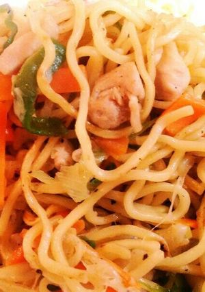 鶏ねぎ塩焼きそばwith創味シャンタン！-レシピのメイン写真