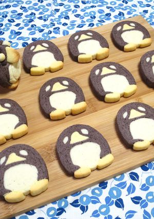 【アイスボックスクッキー⑦】ペンギン♪-レシピのメイン写真